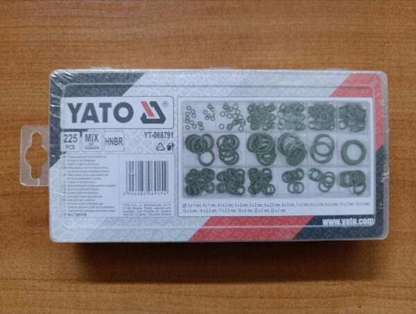 Набір гумових кілець ущільнювачів YATO YT-068791